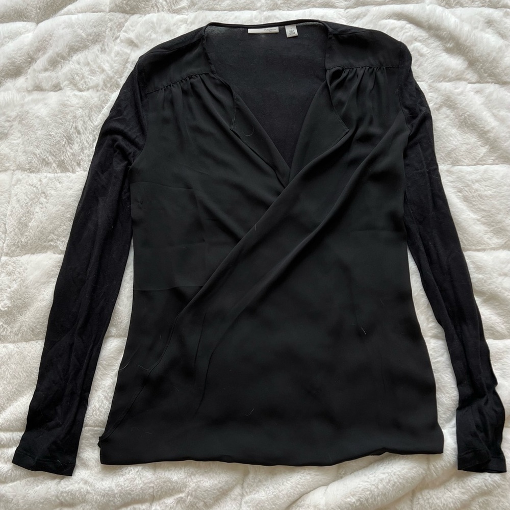 Black Sheer Blouse